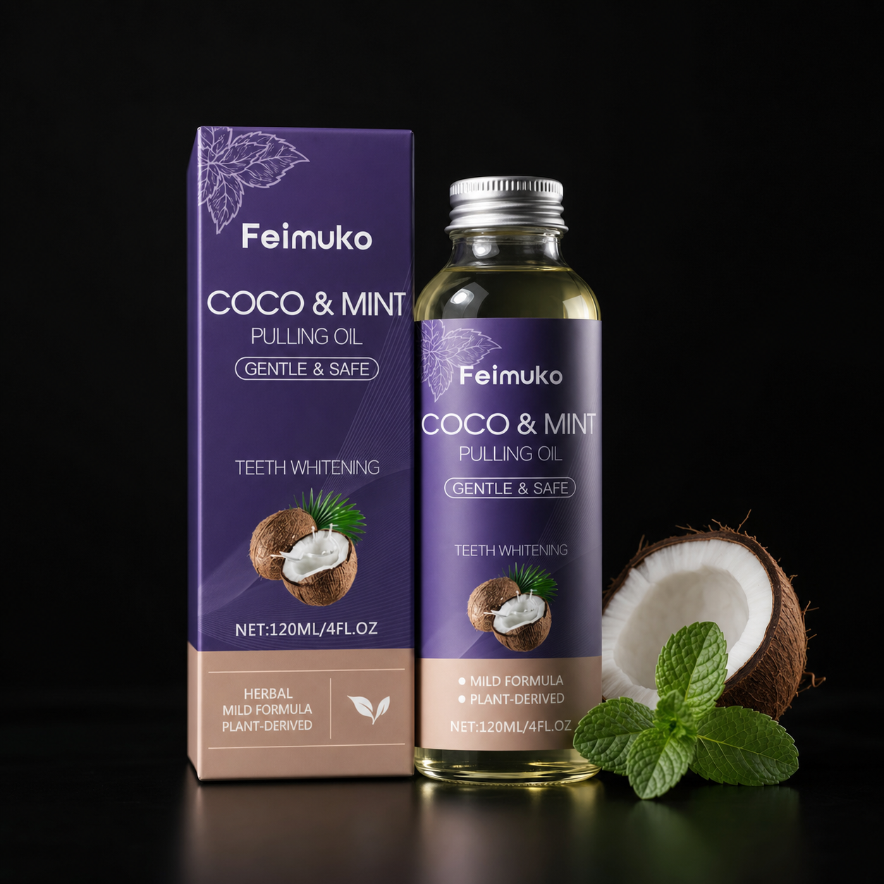 Feimuko Coconut Mint Oil – Ansicht 2